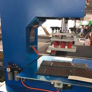 single head dongguan car foot mat/welcome mat embossing machine