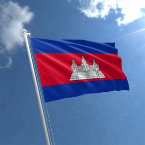 Bandera de país de Camboya impresa personalizada de 90*150 cm para uso promocional - Product Image 2