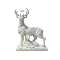 <strong>Best</strong> <strong>Selling</strong> Modern Design Marble Deer Statue <strong>Garden</strong> Decor <strong>Sculpture</strong>