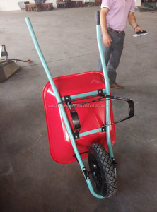 यूरो बाजार 80L जस्ती ट्रे व्हील बैरो/एकल wheelbarrow - Product Image 3
