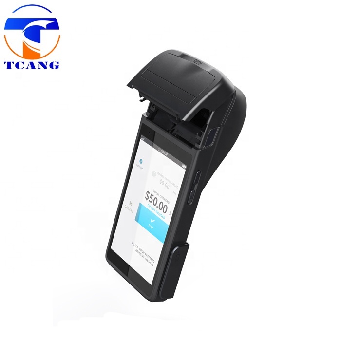 Inteligente Todo en uno Mano Androide Móvil Pos Terminal con impresora integrada