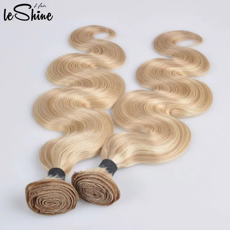 Leshine fornecedor 100% remy para cabelo liso, weft 30 polegadas 613 cabelo humano