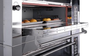 Horno de <span class=keywords><strong>Pizza</strong></span> Comercial de 4 Niveles y 8 Bandejas, Eléctrico y a Gas, Horno de <span class=keywords><strong>Pizza</strong></span> de Piedra para Equipamiento de Panadería - Product Image 2