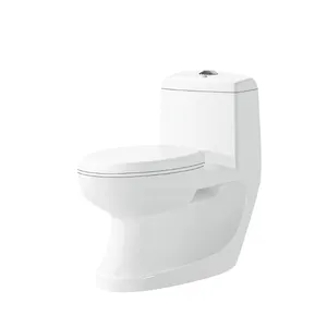 Bathroom siphonic north american style one piece cupc toilet bowl