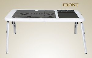 ABS Xách Tay Đa-Góc Máy Tính Xách Tay Đứng Có Thể Gập Lại Và Có Thể Điều Chỉnh Gấp Máy Tính Xách Tay Bảng Với Fan Đối Với Nhà Văn Phòng Hoặc Trường Học Sử Dụng - Product Image 4