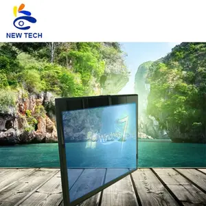 Produk-produk inovatif 32 "touchscreen lcd display transparan tampilan video video plug and play