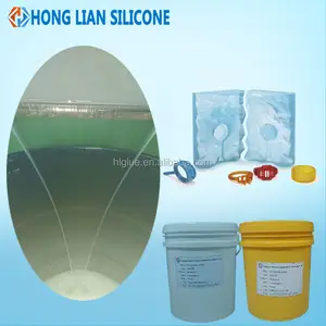 Takı kalıp silikon kauçuk şeffaf sıvı silikon kalıp yapımı için rtv2 ek silikon üreticisi