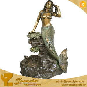 <span class=keywords><strong>Giardino</strong></span> in ottone sirena seduto su di pietra fontana di acqua gbf-g035v - Product Image 1