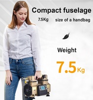 Compresseur d'air miniature sans fil pneumatique silencieux sans huile pour le nettoyage de la poussière, le clouage, le gonflage des pneus, 1HP, pompe à air sans balais, voiture 18V