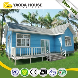 Casa prefabricada de acero ligero para <span class=keywords><strong>playa</strong></span>, casa prefabricada con estructura de acero, jardín Cebu filipino, Villa de verano - Product Image 3