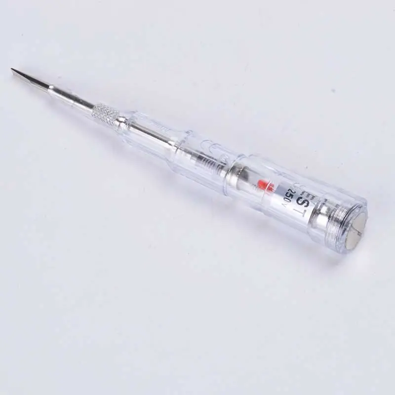 กันน้ำ Induced ไฟฟ้าปากกาไขควง Probe light เครื่องตรวจจับแรงดันไฟฟ้า AC/DC 70-250 V ปากกาทดสอบดินสอ