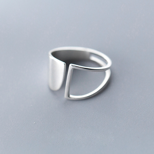 Cincin 925 Perak Sterling Wanita, Perhiasan Cincin Perak Sederhana Kualitas Tinggi