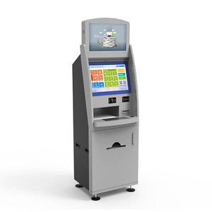 Quiosco con pantalla táctil biométrica, Monitor de estación de carga, máquina <span class=keywords><strong>Atm</strong></span>, doble pantalla - Product Image 1