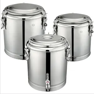 30 liter stainless steel stock pot catering equipment insulated container soup pot