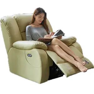 现代躺椅真皮沙发套装1 2 3座客厅室内家用家具价格便宜工厂批发
