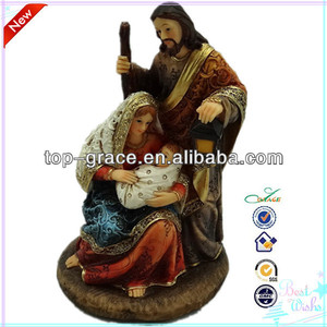 pequeñoshotsell en américa del sur de <span class=keywords><strong>la</strong></span> resina de <span class=keywords><strong>la</strong></span> sagrada familia estatua - Product Image 1