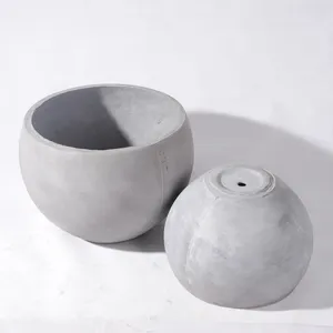 FR17 Bowl shape wholesale concrete cement planter