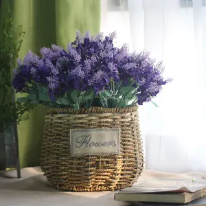 草の花のバスケット草植木鉢用室内装飾品