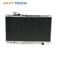 Radiateur entièrement en aluminium ROVER MINI COOPER 1275 GT MT 1973-1991 AVEC INTERRUPTEUR DE VENTILATEUR DE RADIATEUR MT Radiateur de refroidissement à eau pour AUSTIN