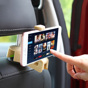 Crochet d'<span class=keywords><strong>appui</strong></span>-tête de voiture avec support de téléphone, support de dossier de siège pour sac à main, sac à main, Clips multifonctions portables - Product Image 5