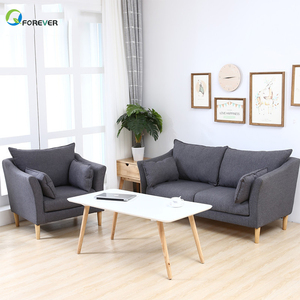 Divano in Legno a Forma di L con Cuscini per Soggiorno - Product Image 1