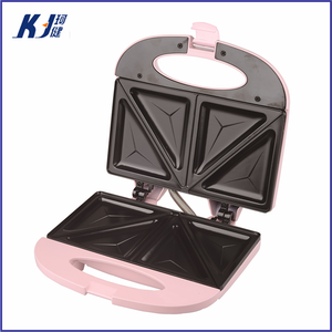 Machine à sandwich rose pour le petit-déjeuner, machine à sandwich double, appareils électroménagers - Product Image 2