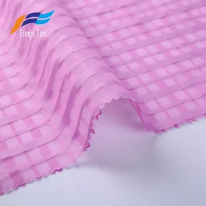 Offre Spéciale 100% polyester Organza jacquard tissu Pour dames