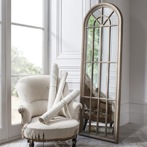 Espelho de parede em forma de janela, decoração de casa, estilo <span class=keywords><strong>vintage</strong></span>, espelho de parede