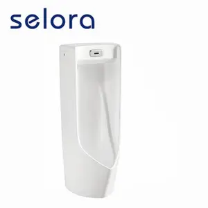 Urinoir public en céramique sans eau, sur pied, pour uriner - Product Image 1