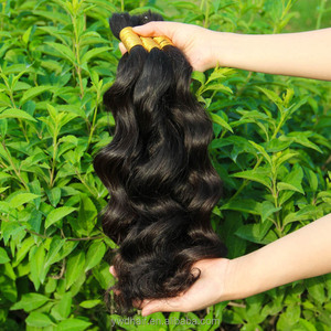 Cabello humano rizado de grado 8A, virgen euroasiática, <span class=keywords><strong>ondulado</strong></span>, trenzado a granel - Product Image 2