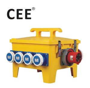 CEE-20 enchufes industriales y enchufes caja de distribución de energía portátil para exteriores, caja de enchufe