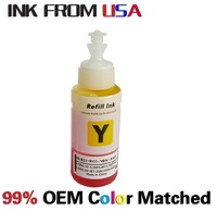 Recharge d'encre pour imprimante Epson EcoTank ET-2550, ET-4500, ET-4550 – Bouteille d'encre 664