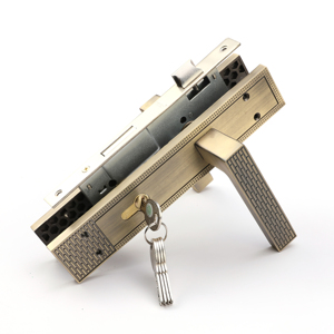 定制原创高品质时尚门锁设计大尺寸门把手门锁套装 - Product Image 6