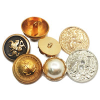 Bouton de couture miniature noir en métal imprimé perle, 2 trous, sur mesure, en zamac de luxe, pour chemisier plat, pour enfants