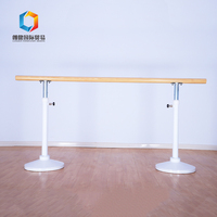 Stations horizontales professionnelles de danse, vente en gros, matériel de fabrication japonaise, en bois massif, entraînement fixe