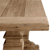 Style français chevalet tableau de console en bois