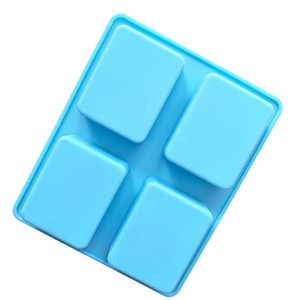 Premium Handmade <strong>Soap</strong> Making <strong>Molds</strong> 4 Cavity Rectangle Silicone <strong>Soap</strong> <strong>Mold</strong> - Product Image 4