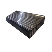Modèle de bobine de plat de construction de normes de la catégorie ASTM JIS de l'acier DX51D de feuille de toiture en métal ondulé noir d'épaisseur