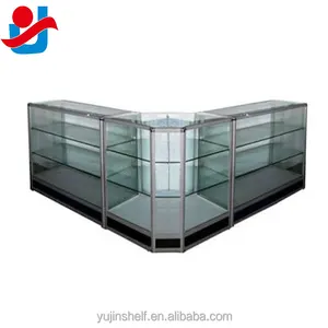 Cửa hàng đen sử dụng khung nhôm kính trưng bày quầy, quầy trưng bày bán lẻ - Product Image 1