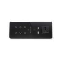 Tuya App Làm Việc Với Alexa Google Nhà Wifi Điều Khiển Từ Xa Không Dây Thông Minh Cuộc Sống Tường Cảm Ứng Ánh Sáng Chuyển Glass Bảng Điều Chỉnh