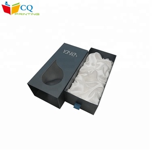 Khá Chất Lượng Tốt Tùy Chỉnh Kéo Ra Đồ Trang Sức Quà Tặng Lưu Trữ Trượt Hộp Bao Bì Với Satin Chèn Và Cửa Sổ Rõ Ràng PVC - Product Image 4