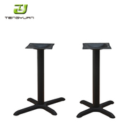 Base de table à manger en fonte de métal moderne en forme de tulipe pour la maison, le bureau, le bar, le restaurant, l'hôtel ou le parc