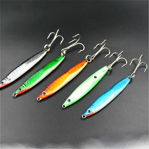 Jig pesca señuelo plomo pescado cebo duro mar profundo jigging señuelos 18g colores mezclados paquete de <span class=keywords><strong>5</strong></span> unids - Product Image 1