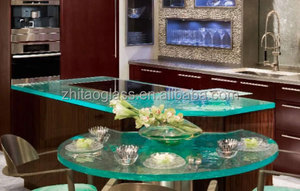 Piano di Lavoro in Vetro Temperato di Lusso Contemporaneo per Sala da Pranzo - Product Image 5