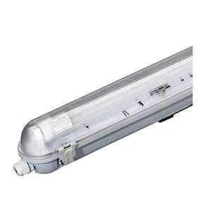 T8 Perlengkapan Lampu Tabung Led 4ft Neon, Tahan Ledakan Dc 110V