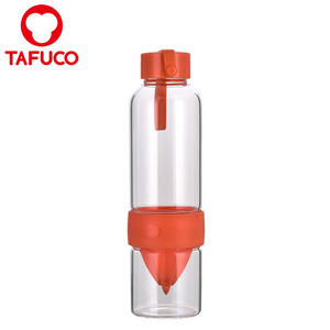 Hot Sale from fresh water flask 500ml glass cup for drink water lemon - Product Image 1