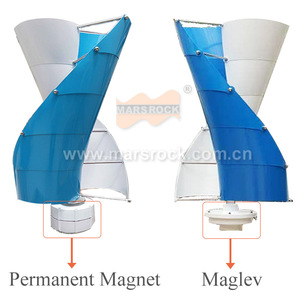 Máy Phát Điện Tua Bin Gió Trục Đứng VAWT S Series 400W 12V Hoặc 24V Máy Phát Điện Gió Nhẹ Và Di Động Mạnh Và Yên Tĩnh - Product Image 4