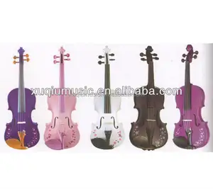 شعبية الكمان الملونة الآلات الوترية للمبيعات
