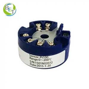 universal head temperature transmitter/sensor for PT100 with 4-20mA output