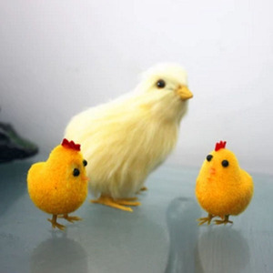 Wholesale yellow plush chicken feather decorations - Product Image 2